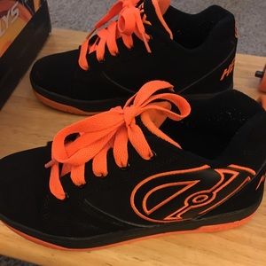 Black and Orange Heelys